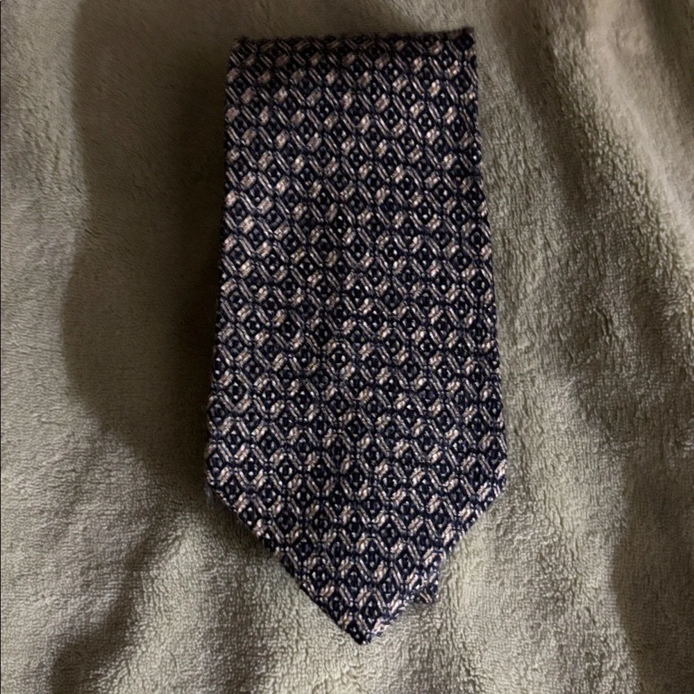 Boys GAP Black and Tan Geometric Tie